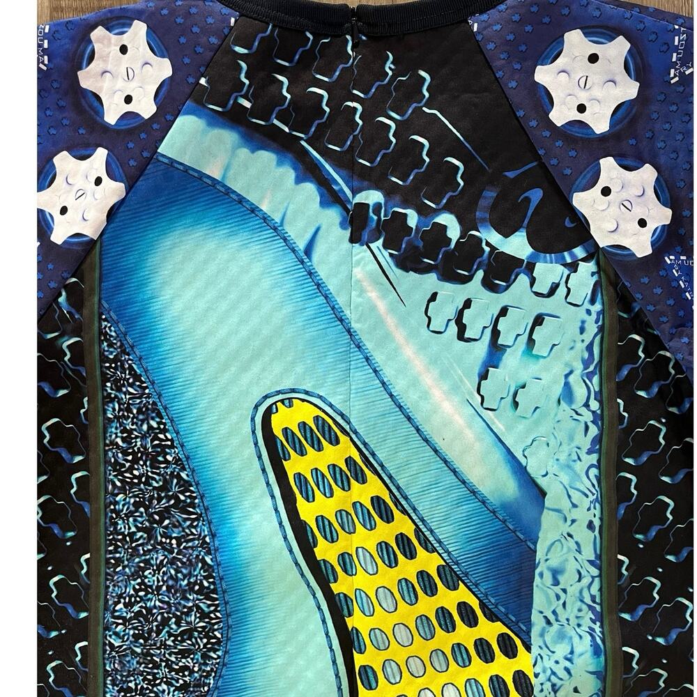 Adidas x Mary Katrantzou Rare Graphic Sweatshirt Dress XL Designer Collaboration - Picture 7 of 8